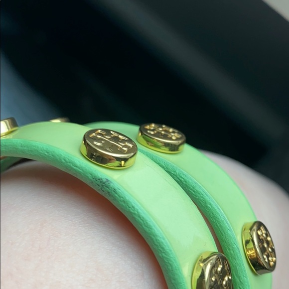 Tory Burch Patent Leather Wrap Bracelet - Picture 7 of 7